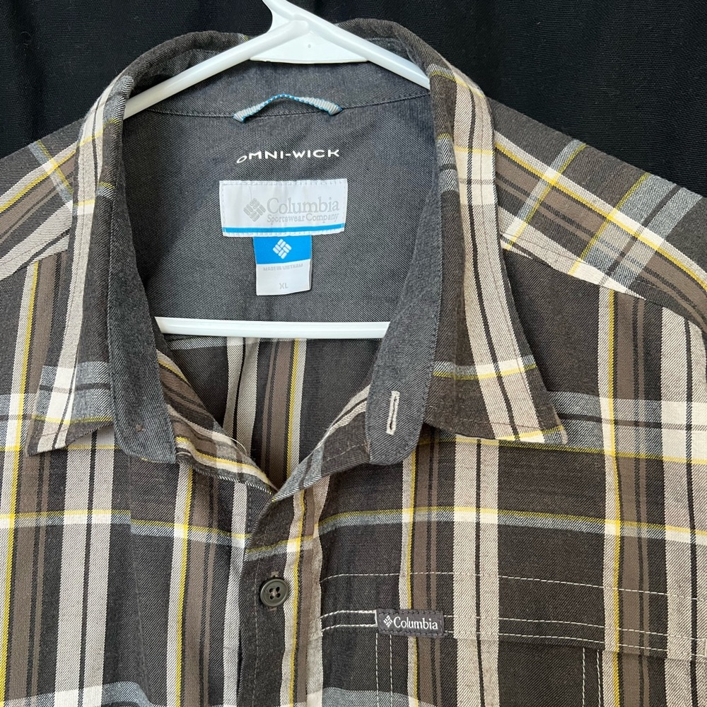 Columbia Plaid Shirt size XL